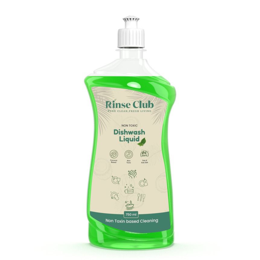 Dishwash Liquid Gel I Tango, Non-toxic & Kids-Safe I 750 ML