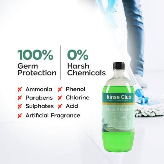 Natural Floor Cleaner Combos I Neem and Rose I 850ml each